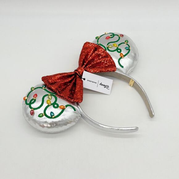 Baublebar Accessories - Baublebar Disney String Up The Lights Minnie Mouse Ears Christmas Headband NEW